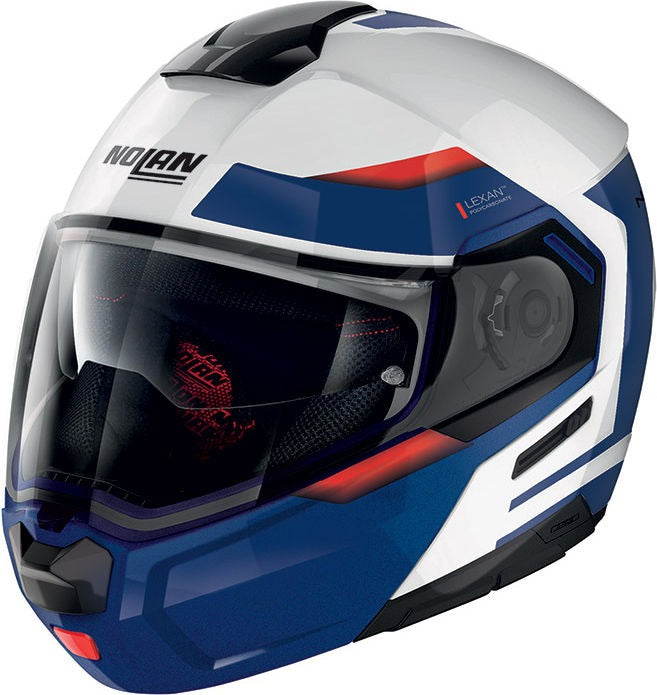 Nolan / ノーラン Modular Helmet N90-3 06 REFLECTOR N-C  White Blue Red | N9Z000537038