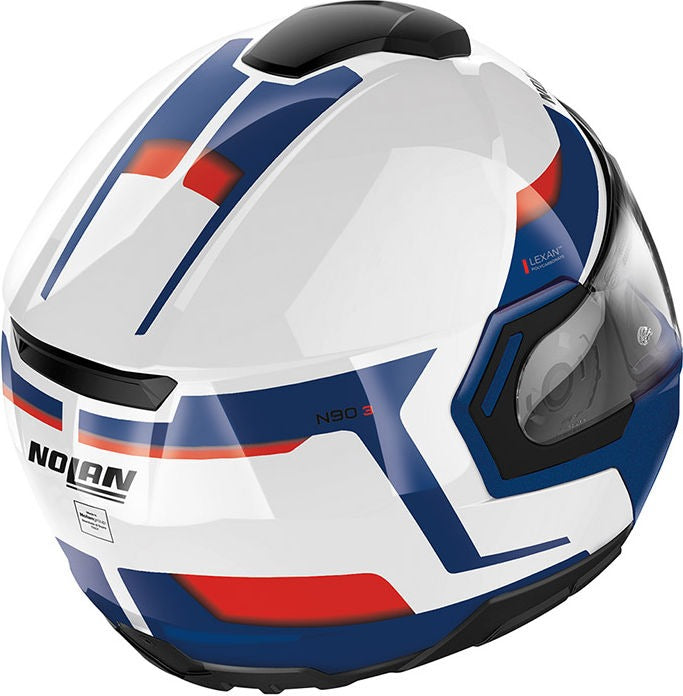 Nolan / ノーラン Modular Helmet N90-3 06 REFLECTOR N-C  White Blue Red | N9Z000537038