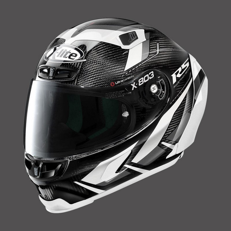 Nolan / ノーラン フルフェイスヘルメット X-lite X-803 Rs Ultra Carbon Motormaster ホワイト | U8R000525052