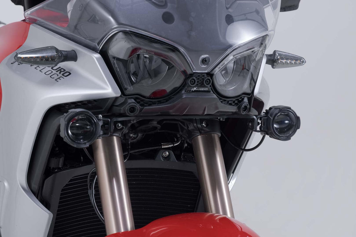 SW-MOTECH / SWモテック EVO Fernscheinwerfer-Kit Schwarz. MV Agusta Enduro Veloce (24-). | NSW.28.023.61000/B
