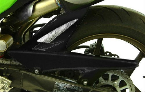 Powerbronze / パワーブロンズ リア　ハガー KAWASAKI ZX10-R 06-07 カーボン ルック・シルバー メッシュ | 201-K103-680