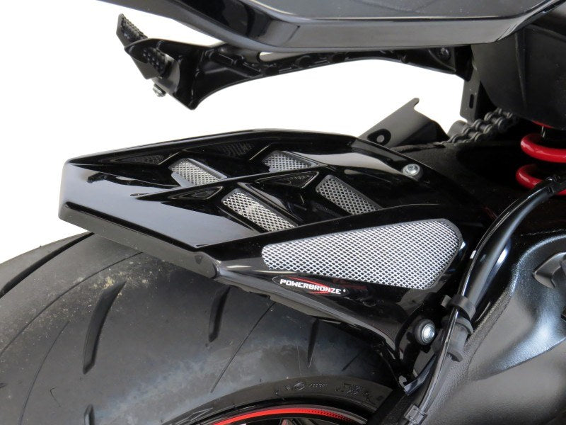 Powerbronze / パワーブロンズ ハガー カーボンルック-シルバーメッシュ SUZUKI KATANA  19 | 201-S117-680