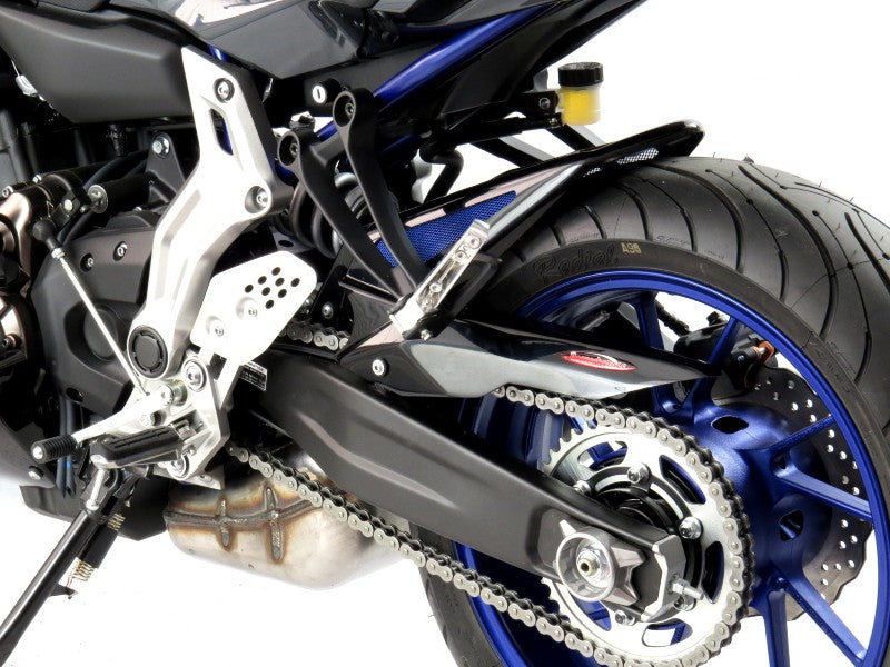 Powerbronze / パワーブロンズ ハガー YAMAHA MT-07 14-20/FZ-07 14-20/XSR700 16-20 マットブラック-ブルーメッシュ | 201-Y107-770