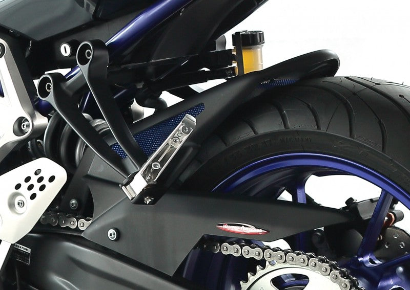 Powerbronze / パワーブロンズ ハガー YAMAHA MT-07 14-20/FZ-07 14-20/XSR700 16-20 マットブラック-ブルーメッシュ | 201-Y107-770