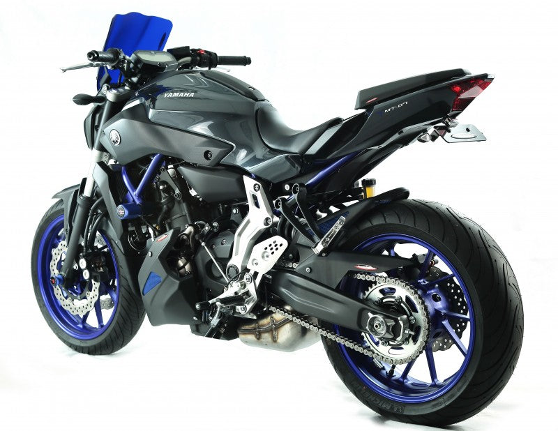 Powerbronze / パワーブロンズ ハガー YAMAHA MT-07 14-20/FZ-07 14-20/XSR700 16-20 マットブラック-ブルーメッシュ | 201-Y107-770