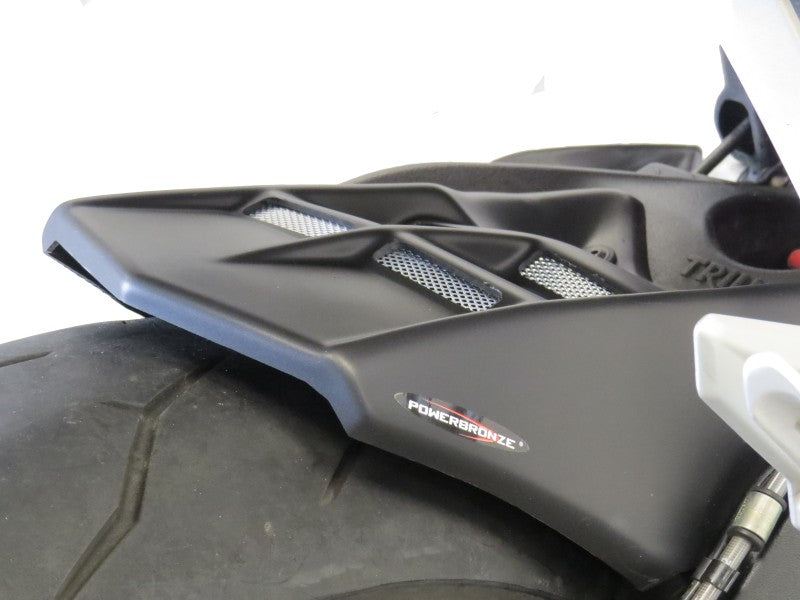 Powerbronze / パワーブロンズ ハガー カーボンルック-シルバーメッシュ TRIUMPH ストリートトリプル R  17-19  ストリートトリプル RS  17-19 ストリートトリプル S  17-19 | 301-T107-680