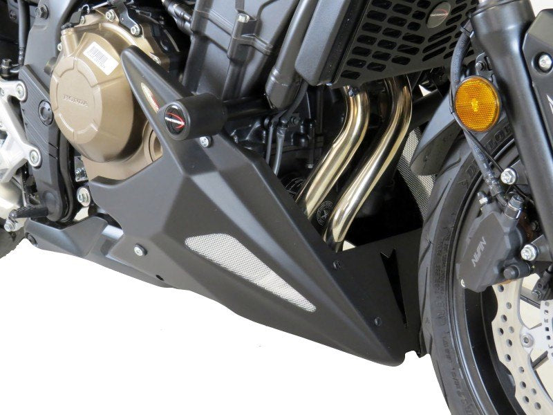 Powerbronze / パワーブロンズ ベリーパン マットブラック-シルバーメッシュ HONDA CB500F  16-19 CB500X  16-19 | 320-H118-670