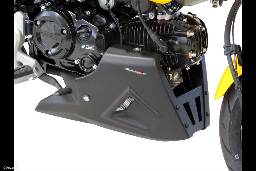 Powerbronze / パワーブロンズ Belly Pan for HONDA MSX125 21-23/BLACK-SILVER MESH | 320-H123-603