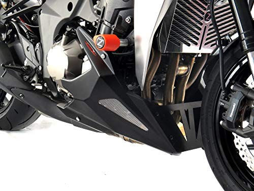 Powerbronze / パワーブロンズ ベリーパン マットブラック-シルバーメッシュ KAWASAKI Z1000  10-19  Z1000R  17-19 | 320-K112-670