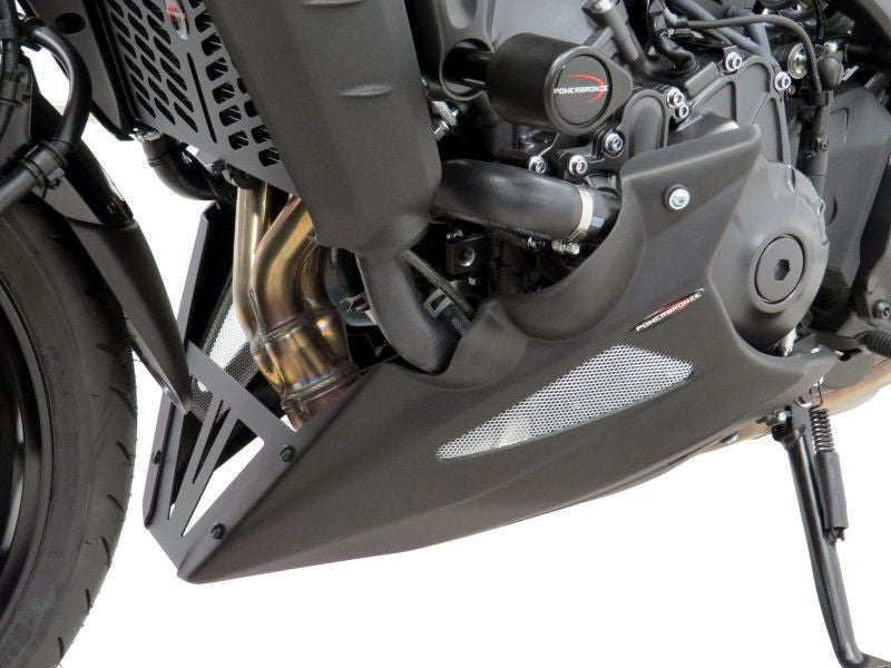 Powerbronze ベリーパン YAMAHA MT-09 21/TRACER 9 21/TRACER 9 GT 21/ブラック-シルバーメッシュ | 320-Y128-603
