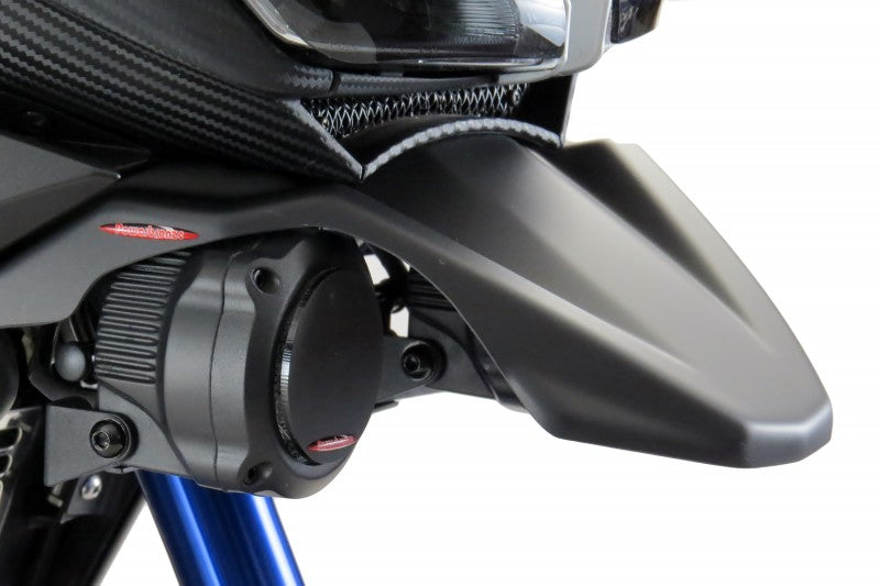 Powerbronze / パワーブロンズ ビーク (くちばし) マットブラック YAMAHA MT-09 TRACER 15-17 FJ-09 TRACER 15-17 (フォグライトと使用可能) | 350-Y103-070