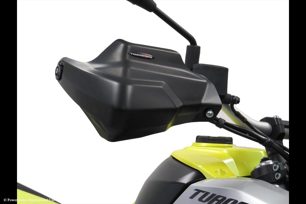 Powerbronze / パワーブロンズ Hand Guards for APRILIA TUAREG 660 22-23/MATT BLACK | 380-A103-070