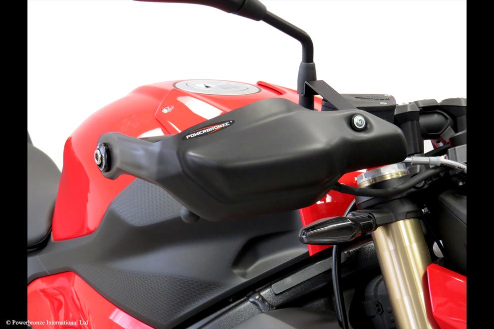 Powerbronze / パワーブロンズ Hand Guards for BMW S1000R 21-23/MATT BLACK | 380-B111-070