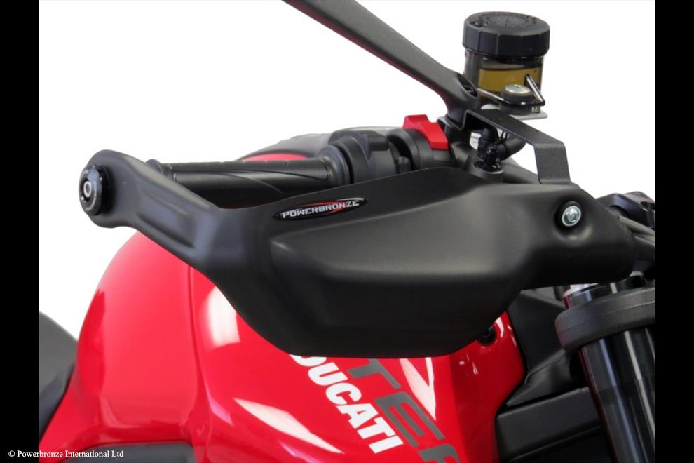 Powerbronze / パワーブロンズ Hand Guards for DUCATI MONSTER 950 21-23/MONSTER 950 PLUS 21-23/MATT BLACK | 380-D106-070