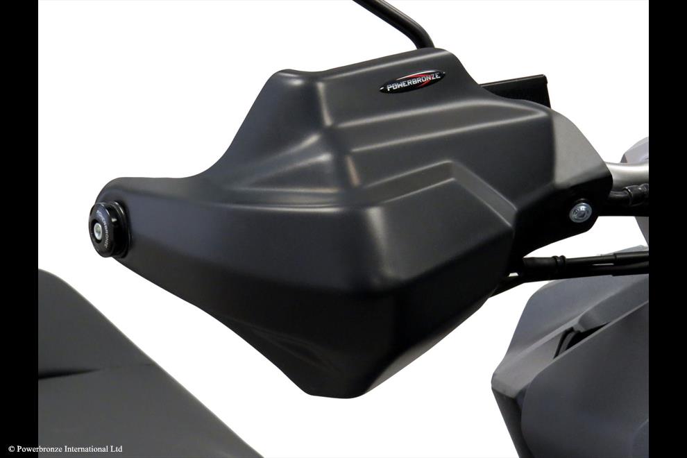 Powerbronze / パワーブロンズ Hand Guards for HONDA ADV350 22-23/MATT BLACK | 380-H125-070