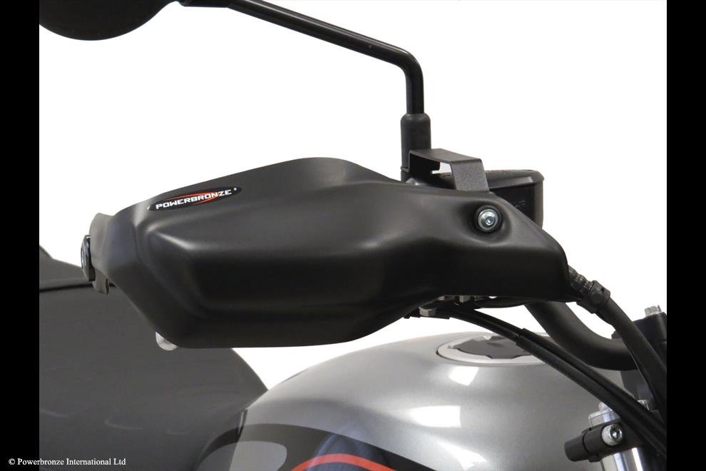 Powerbronze / パワーブロンズ Hand Guards for KAWASAKI Z650RS 22-23/MATT BLACK | 380-K112-070