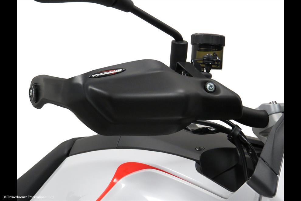 Powerbronze / パワーブロンズ Hand Guards for MOTO GUZZI V100 MANDELLO 22-23/MATT BLACK | 380-M103-070