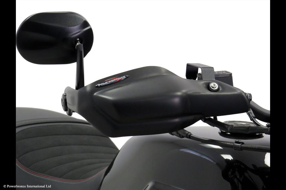 Powerbronze / パワーブロンズ Hand Guards for MOTO GUZZI V7 SPECIAL EDITION 23/MATT BLACK | 380-M104-070