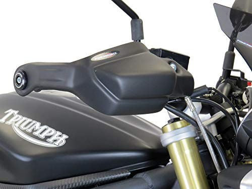 Powerbronze / パワーブロンズ ハンドガード マットブラック TRIUMPH ストリートトリプル 13-16 | 380-T103-070
