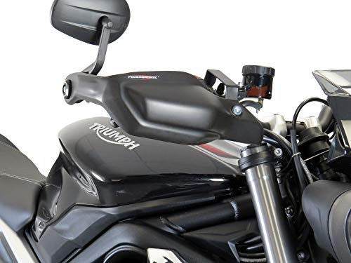 Powerbronze / パワーブロンズ ハンドガード マットブラック TRIUMPH ストリートトリプル RS  17-19 | 380-T108-070