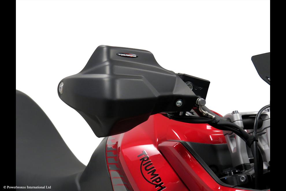 Powerbronze / パワーブロンズ Hand Guards for TRIUMPH TIGER SPORT 660 22-23/MATT BLACK | 380-T115-070