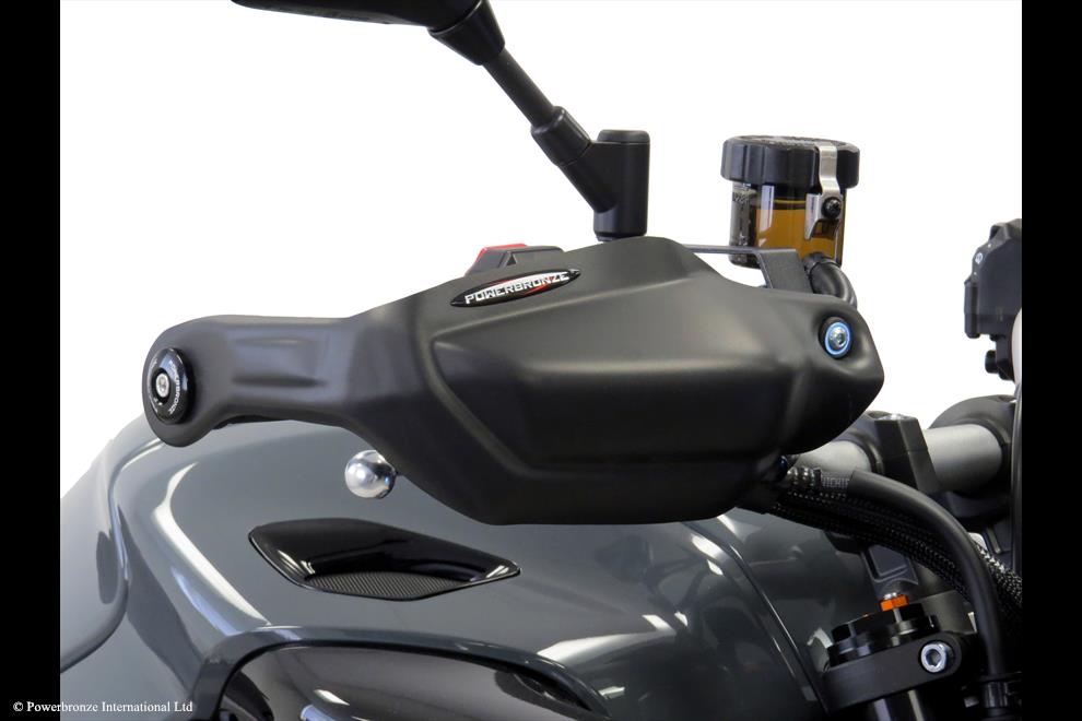 Powerbronze / パワーブロンズ Hand Guards for YAMAHA MT-10 22-23/MATT BLACK | 380-Y114-070
