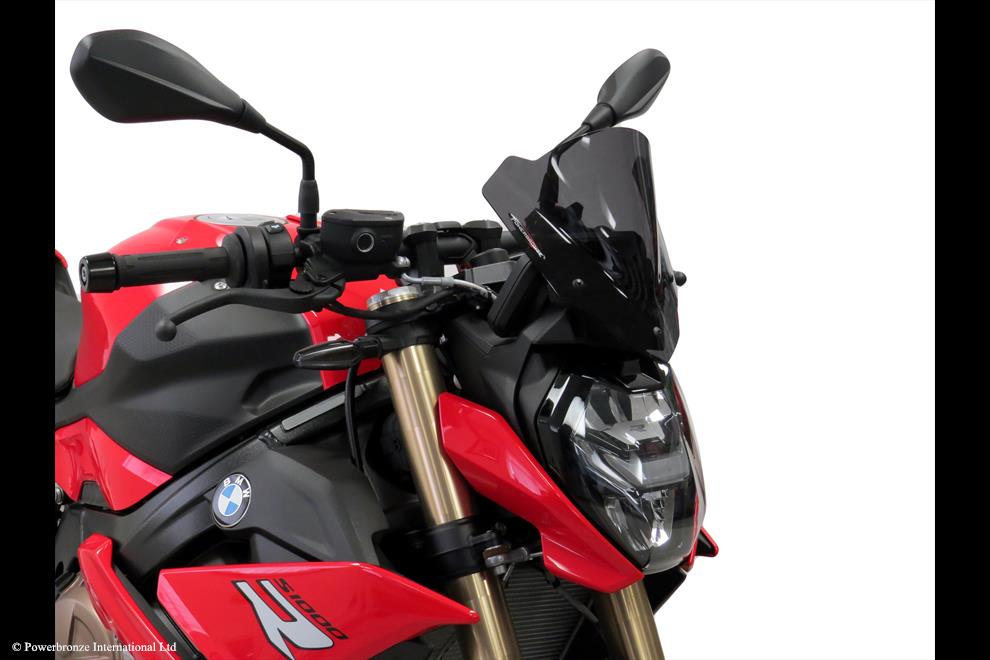 Powerbronze / パワーブロンズ Airflows for BMW S1000R 21-23 (230 MM HIGH)/ELECTRIC BLUE | 400-B113-009