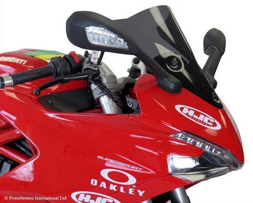 Powerbronze / パワーブロンズ エアフロースクリーン フロストステルスグレー DUCATI SUPERSPORT  17-19 | 400-D112-019