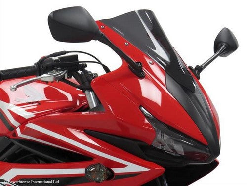 Powerbronze / パワーブロンズ エアフロースクリーン フロストステルスグレー HONDA CBR500R  16-18 | 400-H142-019