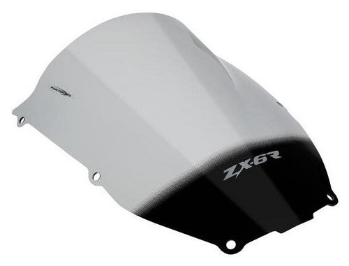 Powerbronze / パワーブロンズ エアフロースクリーン フロストステルスグレー KAWASAKI ZX6-R  J1-J2 00-02 | 400-K105-019