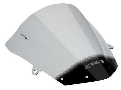 Powerbronze / パワーブロンズ エアフロースクリーン フロストステルスグレー KAWASAKI ZX6-R  09-17 | 400-K124-019