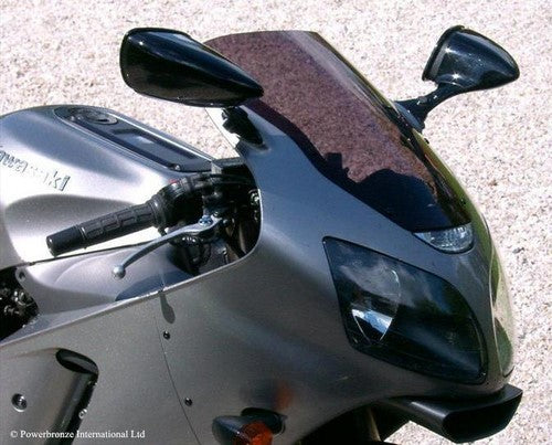 Powerbronze / パワーブロンズ スタンダードスクリーン フロストステルスグレー KAWASAKI ZX12-R  00-01 | 410-K148-019