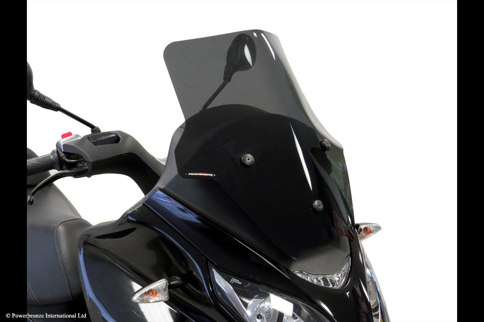 Powerbronze / パワーブロンズ Scooter Screens for PIAGGIO MP3 125/MP3 300/MP3 400/MP3 500 11-18 (455 MM HIGH)/CLEAR | 410-P101-000