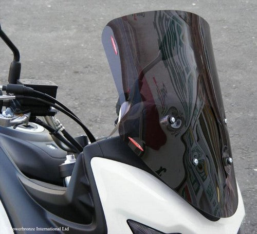 Powerbronze / パワーブロンズ スタンダードスクリーン フロストステルスグレー SUZUKI DL650 V-STROM  AUG 11-16 (410MM LONG) | 410-S156-019
