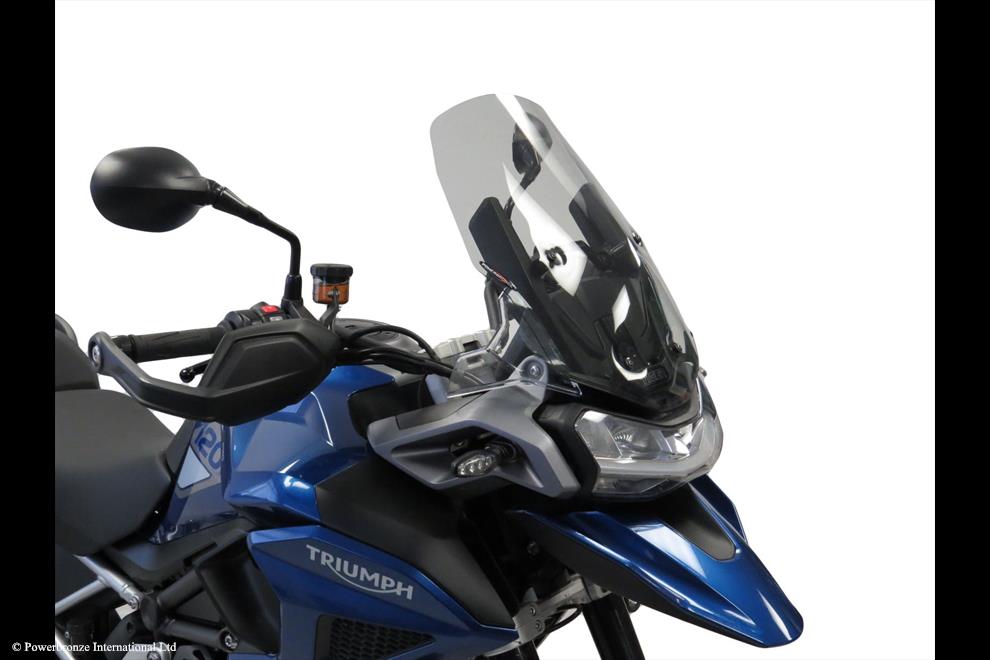 Powerbronze / パワーブロンズ Standard for TRIUMPH TIGER 1200 22-23/GT 22-23/GT EXPLORER 22-23/RALLY PRO 22-23/RALLY EXPLORER 22-23 (450 MM HIGH)/FLAME RED | 410-T126-013
