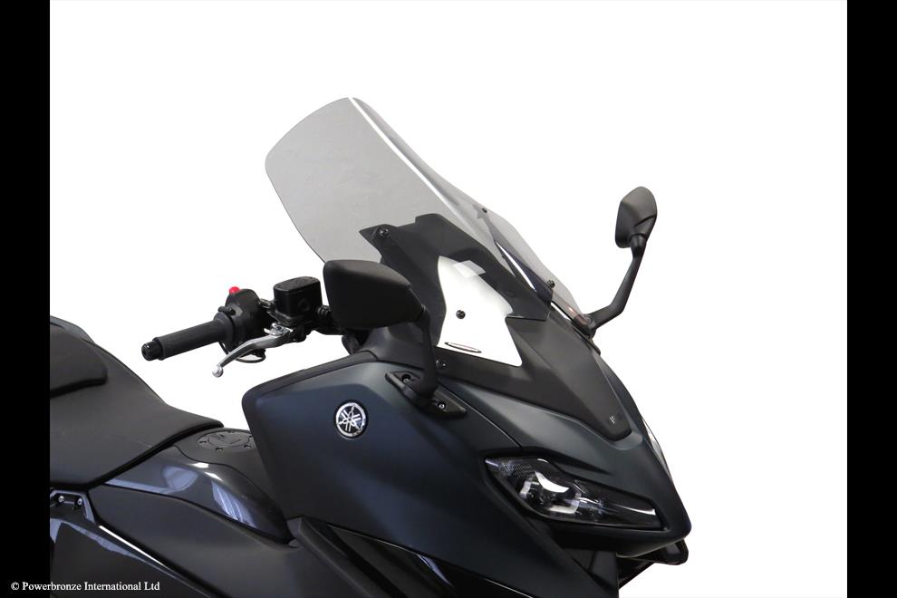 Powerbronze / パワーブロンズ Scooter Screens for YAMAHA TMAX 560 22-23 (490 MM HIGH)/CLEAR | 410-Y182-000