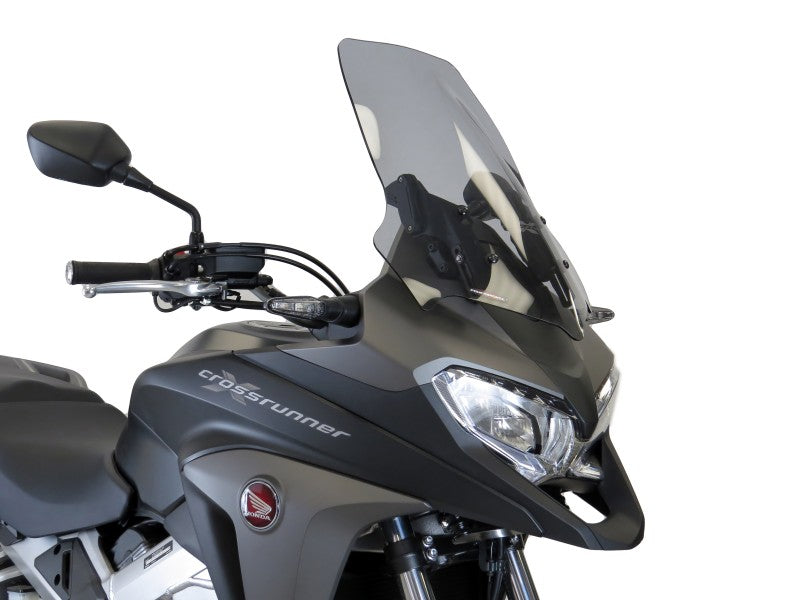 Powerbronze / パワーブロンズ フリップスクリーン ライトティント HONDA VFR800X CROSSRUNNER  17-19 (520 MM HIGH) | 420-H157-001