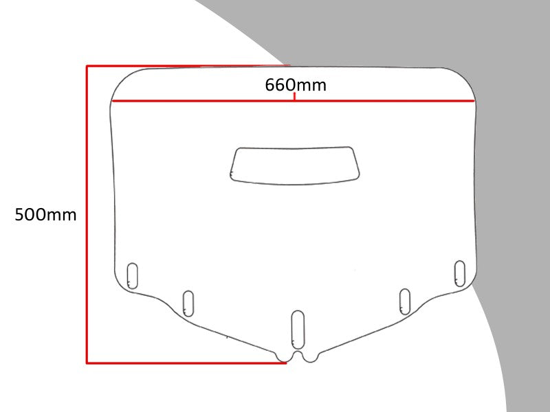 Powerbronze / パワーブロンズ フリップ HONDA GL1800 GOLDWING 01-17 (WITH VENT CUTOUT) (410 MM ABOVE フェアリング) ライトティント | 420-H168-001