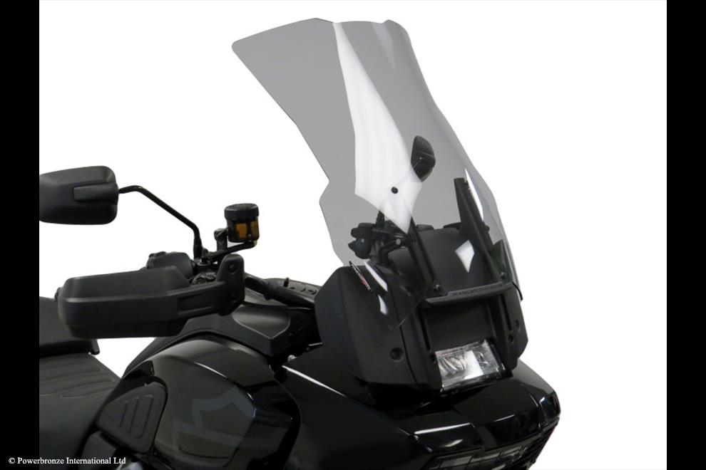 Powerbronze / パワーブロンズ Flip for HARLEY DAVIDSON PAN AMERICA 21-23 (500 MM HIGH)/FROSTED STEALTH GREY | 420-HD101-019