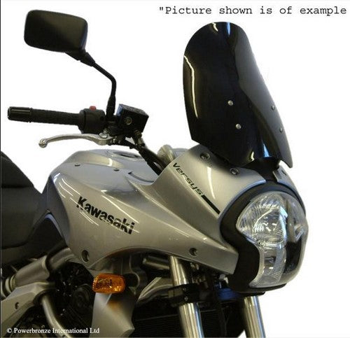 Powerbronze / パワーブロンズ フリップスクリーン フロストステルスグレー KAWASAKI ZX750 ZX1100 TURBO UNITRAK | 420-K118-019