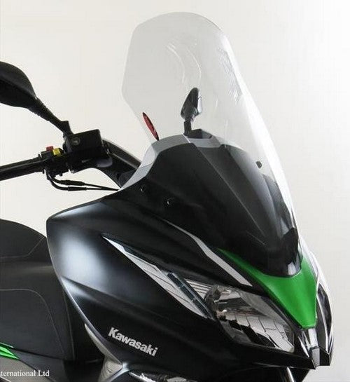 Powerbronze / パワーブロンズ スクータースクリーン フロストステルスグレー KAWASAKI J300  14-19 J125  16-19 (660 MM) | 420-K143-019