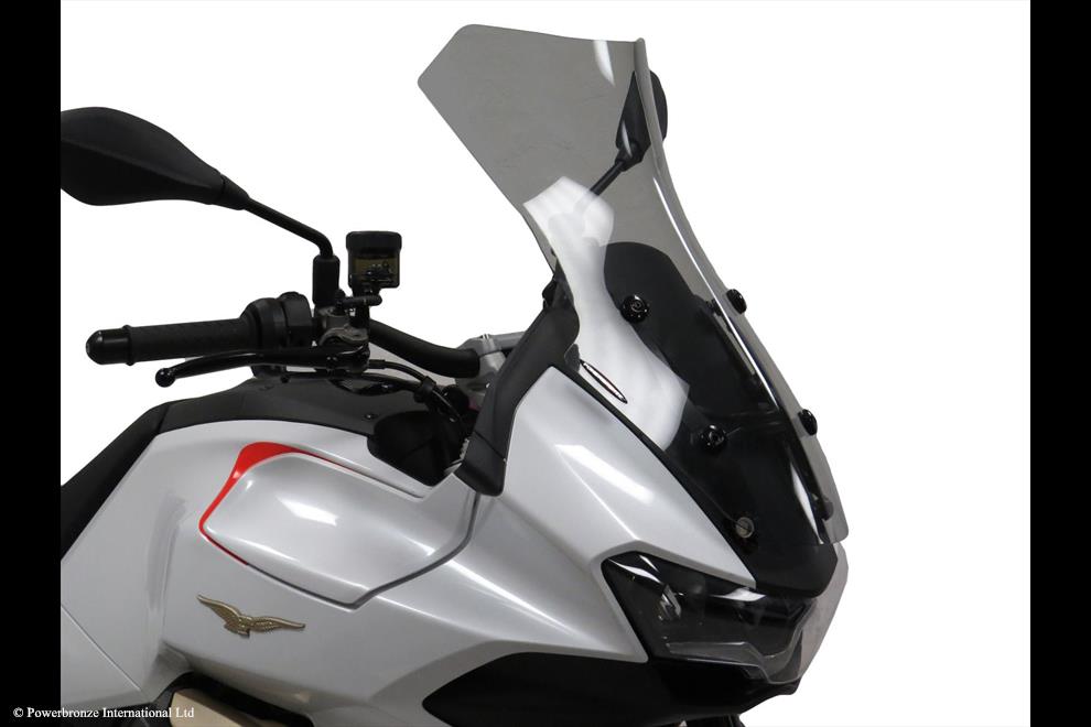 Powerbronze / パワーブロンズ Flip for MOTO GUZZI V100 MANDELLO 22-23 (550 MM HIGH)/SOLID BLACK | 420-M102-003