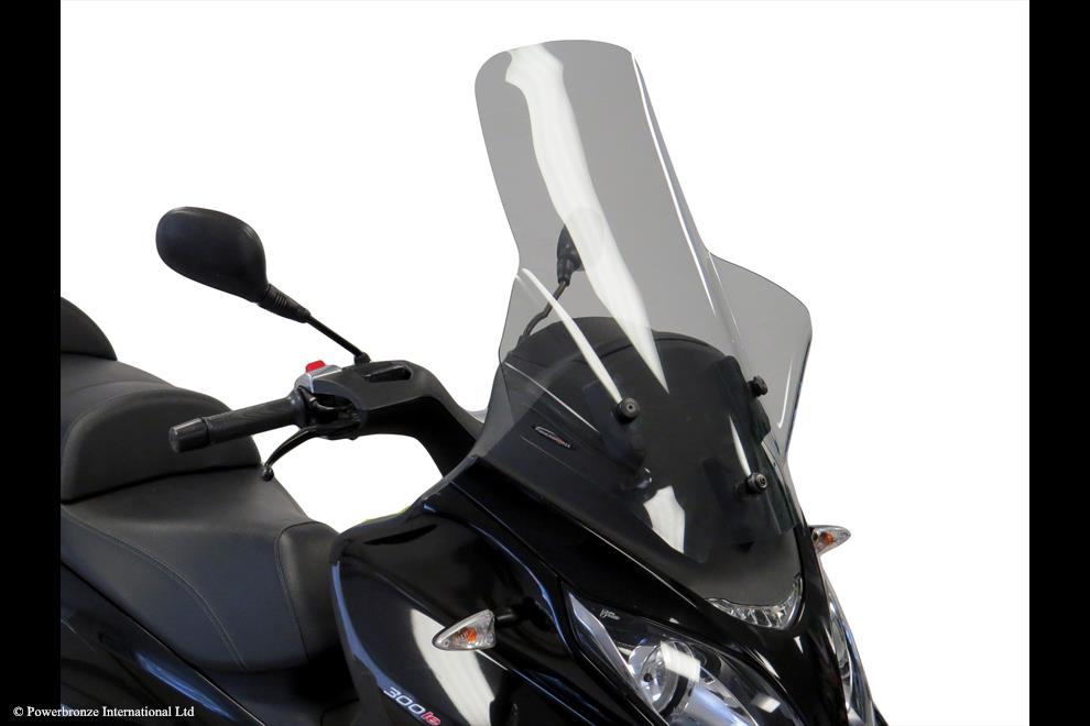 Powerbronze / パワーブロンズ Scooter Screens for PIAGGIO MP3 125/MP3 300/MP3 400/MP3 500 11-18 (710 MM HIGH)/CLEAR | 420-P102-000