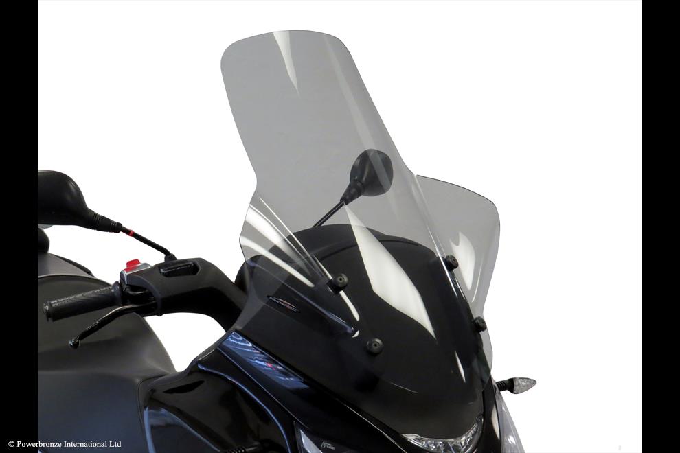 Powerbronze / パワーブロンズ Scooter Screens for PIAGGIO MP3 350 18-20/MP3 400 21-23/MP3 500 18-23 (710 MM HIGH)/LIGHT TINT | 420-P103-001