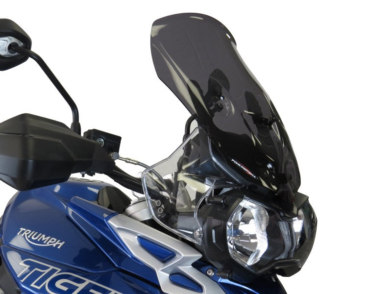 Powerbronze / パワーブロンズ フリップスクリーン フロストステルスグレー TRIUMPH TIGER 800 XCX  18-19 TIGER 800 XCA  18-19  TIGER 800 XRX  18-19  TIGER 800 XRT  18-19 (50 MM HIGHER & WIDER) | 420-T114-019