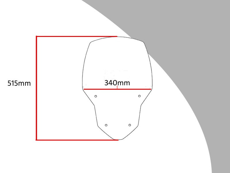 Powerbronze / パワーブロンズ フリップ TRIUMPH TIGER 900 20/TIGER 900 GT 20/TIGER 900 RALLY 20 (515 MM) フロストステルスグレー | 420-T116-019