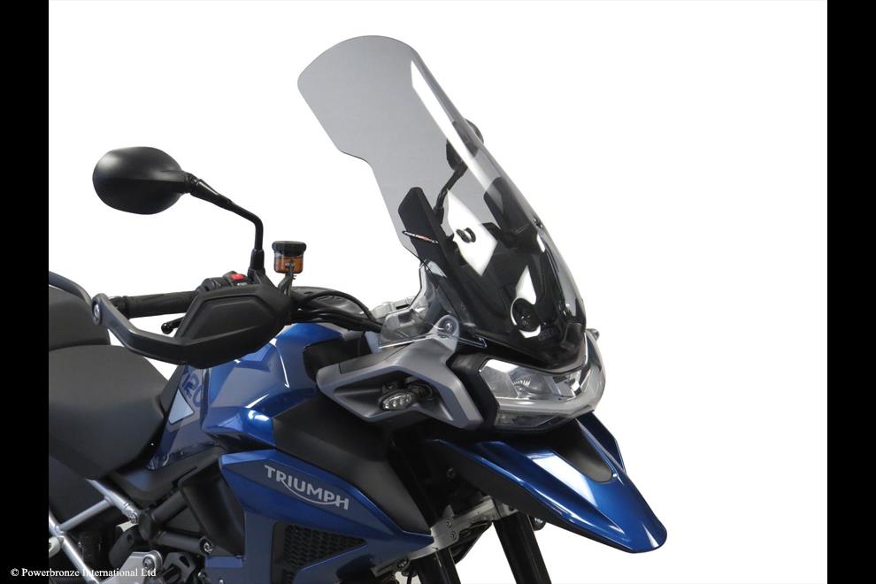 Powerbronze / パワーブロンズ Flip for TRIUMPH TIGER 1200 22-23/GT 22-23/GT EXPLORER 22-23/RALLY PRO 22-23/RALLY EXPLORER 22-23 (600 MM HIGH)/CLEAR | 420-T121-000
