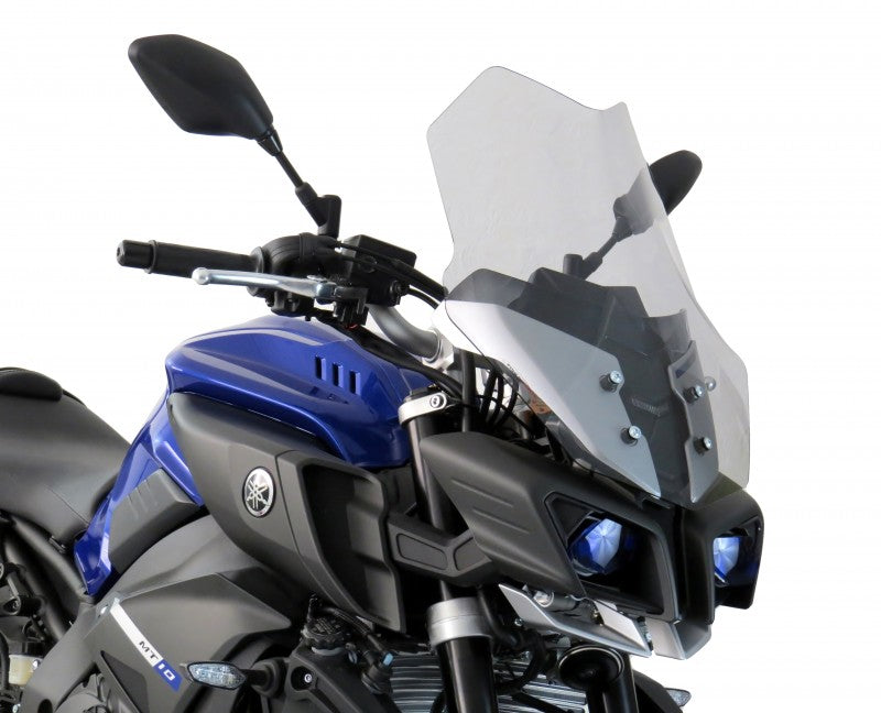 Powerbronze / パワーブロンズ フリップスクリーン フロストステルスグレー YAMAHA MT-10  16-19 FZ-10  16-19 (510 MM) | 420-Y145-019