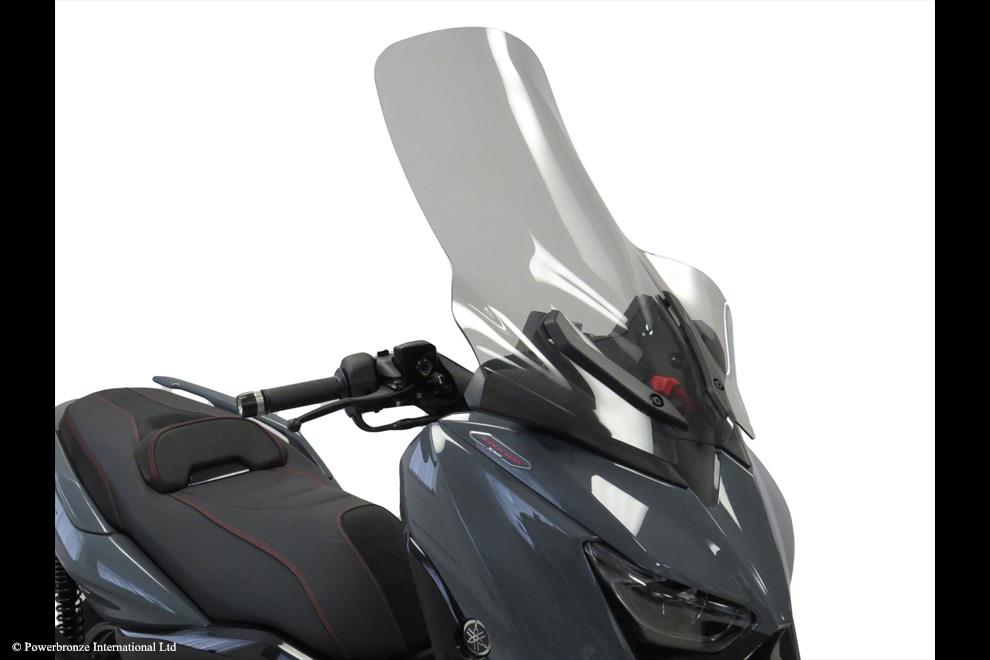 Powerbronze / パワーブロンズ Scooter Screens for YAMAHA X-MAX 125 18-23/X-MAX 300 17-23/X-MAX 400 18-20/TRICITY 300 20-23 (720 MM HIGH)/LIGHT TINT | 420-Y174-001