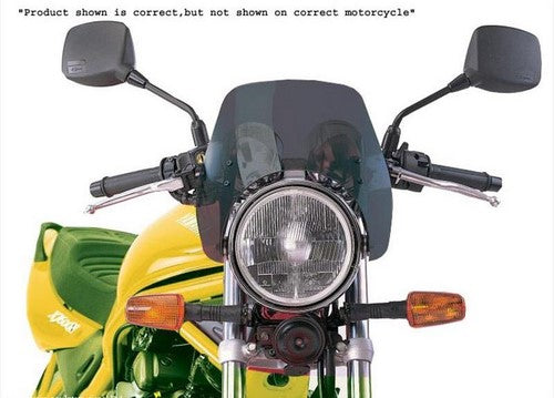Powerbronze / パワーブロンズ ライトスクリーン フロストステルスグレー HONDA CB600 HORNET  98-06  CB900 HORNET  02+ FLY ライトスクリーン (170 MM) | 430-U117-019